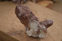 Natural Red Hematoid Quartz Specimens x 3 From Karoi, Zimbabwe - TopRock