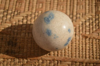 Polished Blue Spotted Spinel Quartz Spheres x 12 From Madagascar