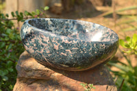 Polished Rare Blue Dumortierite Bowl With Golden Biotite Mica x 1 From Madagascar - TopRock