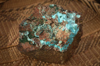 Natural Drusy Coated Chrysocolla & Malachite Specimens x 2 From Likasi, Congo