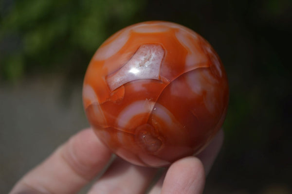 Polished Carnelian Agate Spheres  x 6 From Madagascar - Toprock Gemstones and Minerals 