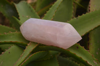 Polished Double Terminated Pink Rose Quartz Points  x 4 From Ambatondrazaka, Madagascar - TopRock