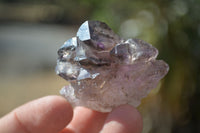 Natural Window Amethyst Crystal Specimens  x 12 From Chiredzi, Zimbabwe