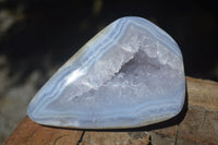 Polished Blue Lace Agate Free Forms  x 2 From Nsanje, Malawi - Toprock Gemstones and Minerals 