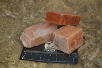 Natural New Sunset Orange Calcite Specimens  x 24 From Spitzkop, Namibia