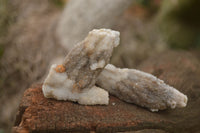 Natural Hollow Drusy Coated Calcite Pseudomorph Crystals  x 7 From Alberts Mountain, Lesotho - TopRock