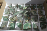 Natural Rough Green Jade Cobbed Specimens x 37 From Swaziland