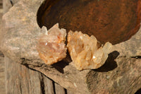 Natural Small Mixed Quartz Clusters (Mostly Intact and Semi Optic) x 35 From Mandrosonoro, Madagascar - TopRock