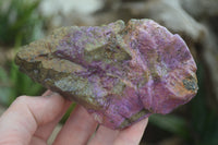 Natural Medium Purple Stichtite & Green Serpentine Cobbed Pieces  - Sold per 2 kg (10-14 pieces) - From Barberton, South Africa - TopRock