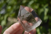 Polished  Wispy Phantom Smokey Quartz Points  x 6 From Madagascar