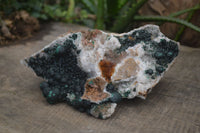 Natural Rare Ball Malachite On Drusy Quartz & Dolomite Matrix  x 1 From Congo - Toprock Gemstones and Minerals 