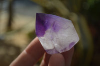 Polished Small Amethyst Points x 12 From Akansobe, Madagascar