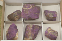 Natural Selected Rough Purpurite Specimens  x 6 From Uis, Namibia - TopRock