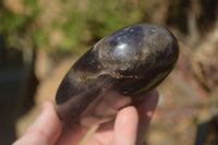 Polished Purple Lepidolite Standing Free Forms  x 3 From Zimbabwe