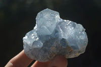 Natural Blue Celestite Crystal Specimens  x 5 From Sakoany, Madagascar - Toprock Gemstones and Minerals 