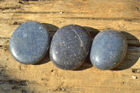 Polished Highly Selected Blue Lazulite Gallets x 12 From Madagascar - TopRock