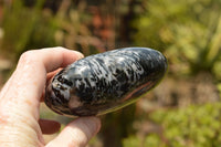 Polished Merlinite Gabbro Heart & Sphere  x 2 From Ambatondrazaka, Madagascar - TopRock