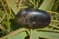 Polished Purple Lepidolite Standing Free Forms  x 3 From Zimbabwe