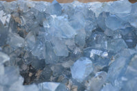 Natural Blue Celestite Geode Specimen  x 1 From Sakoany, Madagascar