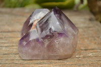 Polished Trio Of Smokey Amethyst Window Quartz Crystals  x 3 From Akansobe, Madagascar - TopRock