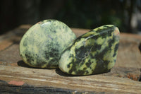 Polished Large Leopard stone Free Forms x 6 From Zimbabwe - Toprock Gemstones and Minerals 