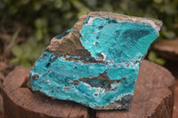 Natural Blue Silica Chrysocolla Specimens  x 2 From Congo - Toprock Gemstones and Minerals 