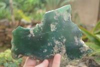 Polished Emerald Mtorolite / Chrome Chrysoprase Plates  x 2 From Mutorashanga, Zimbabwe - TopRock