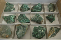 Natural Rough Jade Cobbed Specimens x 12 From Swaziland