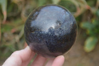 Polished Rare Iolite Spheres x 1 From Ambatofinandrahana, Madagascar