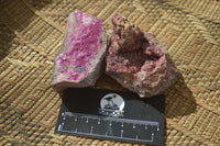 Natural Salrose Cobaltion Dolomite Specimens x 12 From Kakanda, Congo