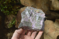 Natural Rough Stichtite & Serpentine Specimens x 3 From Barberton, South Africa