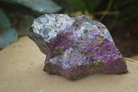 Natural Medium Purple Stichtite & Green Serpentine Cobbed Pieces  - Sold per 2 kg (10-14 pieces) - From Barberton, South Africa - TopRock