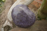 Polished Purple Lepidolite Hearts  x 6 From Madagascar - TopRock