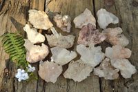 Natural Small Mixed Quartz Cluster Specimens x 35 From Madagascar - TopRock