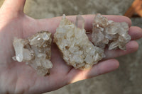 Natural Small Mixed Quartz Cluster Specimens x 35 From Madagascar - TopRock