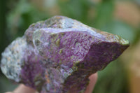 Natural Medium Purple Stichtite & Green Serpentine Cobbed Pieces  - Sold per 2 kg (10-14 pieces) - From Barberton, South Africa - TopRock