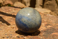 Polished Blue Lazulite Spheres  x 3 From Madagascar - TopRock