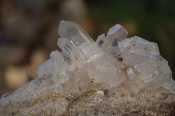 Natural Smokey Quartz Clusters  x 4 From Madagascar