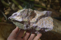 Natural Rough Stichtite & Serpentine Specimens x 3 From Barberton, South Africa