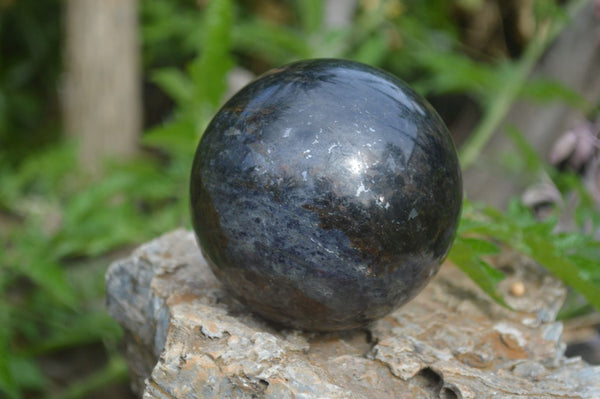 Polished Rare Iolite Spheres x 1 From Ambatofinandrahana, Madagascar