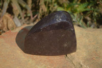 Polished Purple Lepidolite Standing Free Forms  x 3 From Zimbabwe