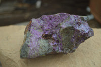 Natural Medium Purple Stichtite & Green Serpentine Cobbed Pieces  - Sold per 2 kg (10-14 pieces) - From Barberton, South Africa - TopRock