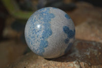 Polished Blue Spotted Spinel Quartz Spheres  x 6 From Madagascar - Toprock Gemstones and Minerals 