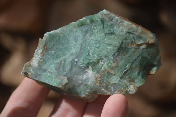 Natural Rough Green Jade Cobbed Specimens x 37 From Swaziland