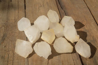 Natural Large Clear / White Quartz Crystals  x 12 From Madagascar