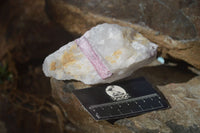 Natural Rubellite Pink Tourmaline Matrix Specimens x 3 From Karibib, Namibia