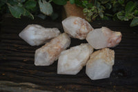 Natural Highly Selected Pineapple Candle Quartz Crystals  x 6 From Madagascar - Toprock Gemstones and Minerals 