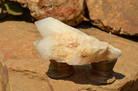 Natural Lovely Mixed Selection Of Quartz Clusters  x 4 From Madagascar - TopRock