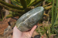 Polished Garnierite Nickel Moonstone Standing Free Form  x 1 From Madagascar