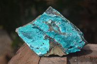 Natural Blue Silica Chrysocolla Specimens  x 2 From Congo - Toprock Gemstones and Minerals 